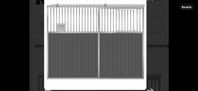 Boxfront med plasplank 3m
