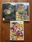 Nintendo Wii spel: Meteroid, Mario Strikers, Dragon ball