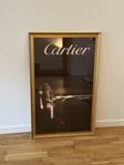 Cartier panther tavla med guld ram mycket fin 