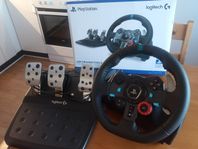 Logitech G29 ratt och pedaler PS PC