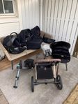 Cybex Priam Rose gold med tillbehör 