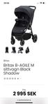 Britax B-AGILE M sittvagn Black Shadow