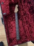 Warmoth Stratocaster utbyteshals i flammig rostad lön