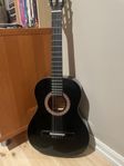Svart 1/2 Junior gitarr