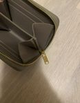 Celine Compact Zipped Wallet Calfskin Color Pebble