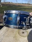 Slingerland Blue Sparkel Radio King virvel