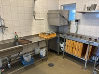 Diskmaskin WD6, fritös, kokgryta 