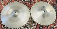 Paiste Formula 602, 15” Sound-edge hi-hat 1974. Black labe