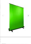 Green screen duk rollup på inbyggt stativ