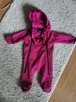 Lindberg fleece overall st 68 rosalila 
