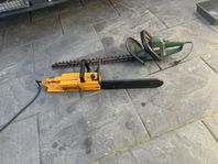 Motorsåg el och häcksax el