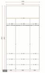 klädkammare Ballingslöv  [1380bredd x 2600 läng] vit