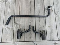 Stödhjul och träningsstång för cykel