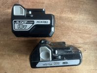 Hikoki (Hitachi) —> Batterier