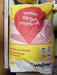 Murbruk Weber färgat vit 6 st. 20kg säckar