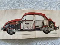 Volkswagen instruktionsbok 1969 - original