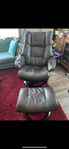Stressless fåtöljen + fotpall 