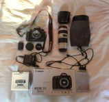 Canon EOS 7D Mark II med tillbehör