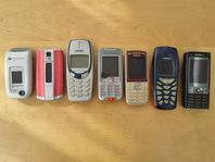 7st Äldre Mobiler