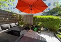 parasol med fot