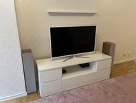 TV bänk, IKEA MALM vit 