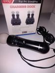 PS4 MOVE KONTROLL + HELT NY LADDSTATION 