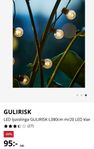 Led-ljusslinga batteridriven 3.6m