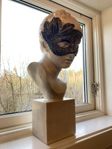 Skulptur byst 