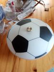 Fotbollsplafond mönster fotboll svart o vit.