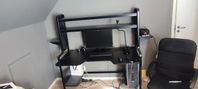 Skrivbord för gaming, svart