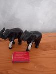 2 st  metall elefant nya