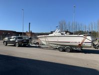 Båttransport på trailer - hela Sverige till Fast pris!