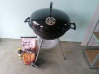 Grill plus kol, briketter och tändvätska