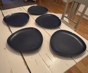 Tallrikar, mörkblå, Höganäs