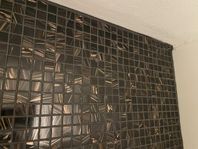 Kakel/mosaik - Glas Mix Gold Brown Dark 2x2, ca. 2 kvm