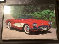 Inramad bild på Chevrolet Corvette Convertible 1959.