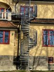 Spiraltrappa i metall 