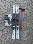 Bra skidpaket för barn - Skidor, stavar, pjäxor