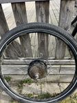 Bakhjul till el-mtb med Bafangmotor, 250w.