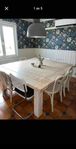 Matbord 12 pers ca 180x180cm
