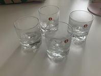 4 Ittala snapsglas