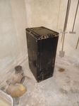 Kamin kompakt svart Höjd 70 cm