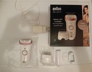 Braun Silkepil 9 med tillbehör