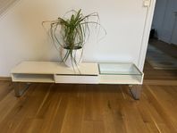 vit TV-bänk 