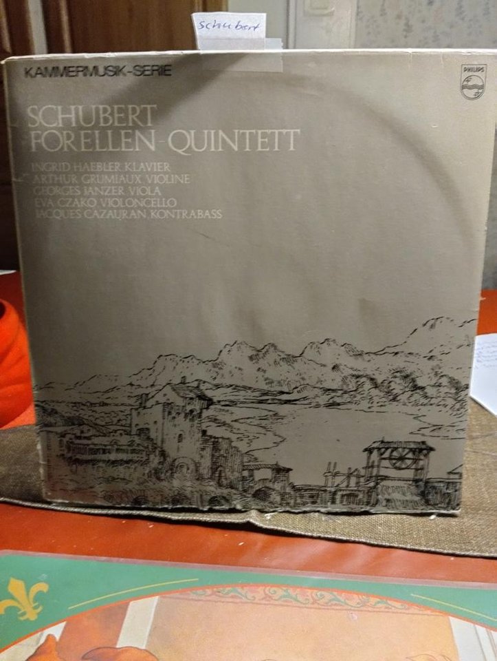 LP-skiva med Franz Schubert 