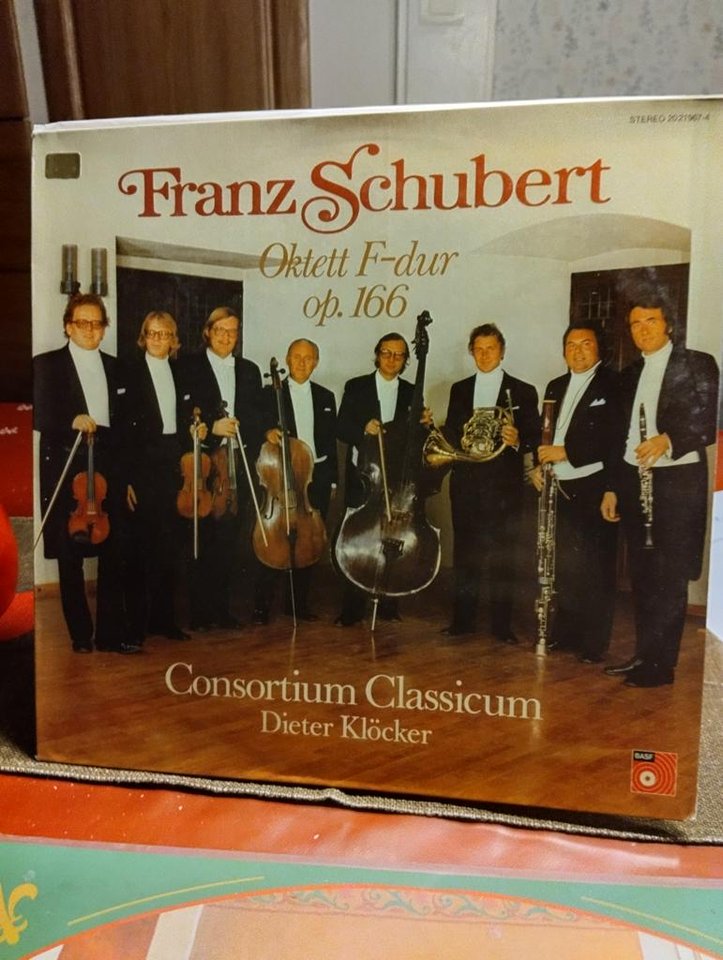 LP-skiva med Franz Schubert 