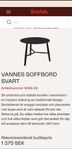 Vannes soffbord svart