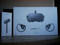 Oculus Rift VR headset med extra sensor