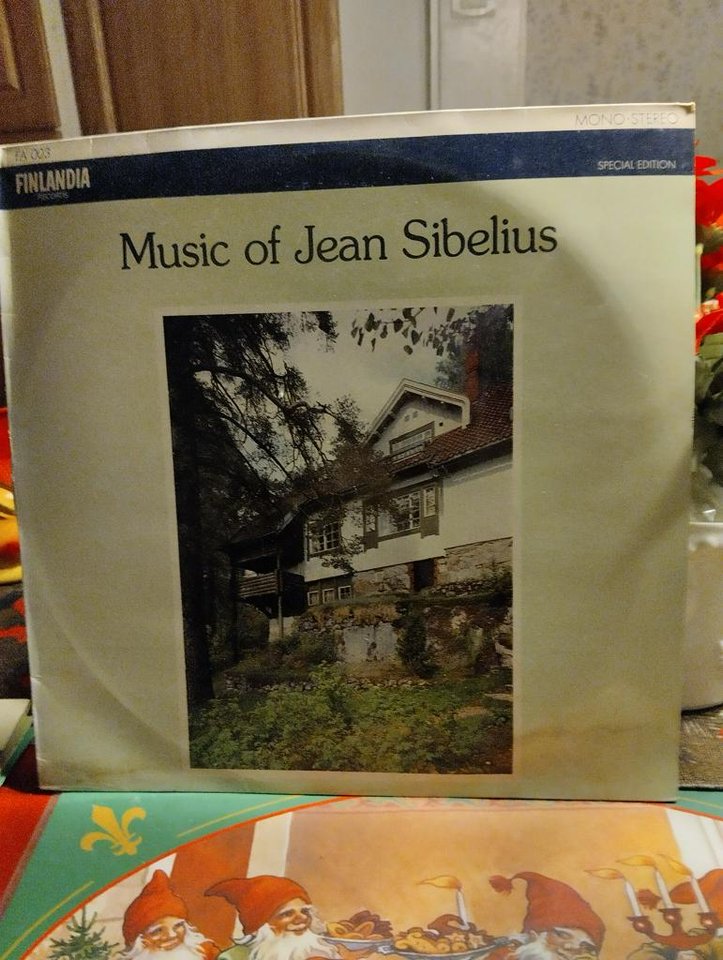 LP-skiva med Jean Sibelius 