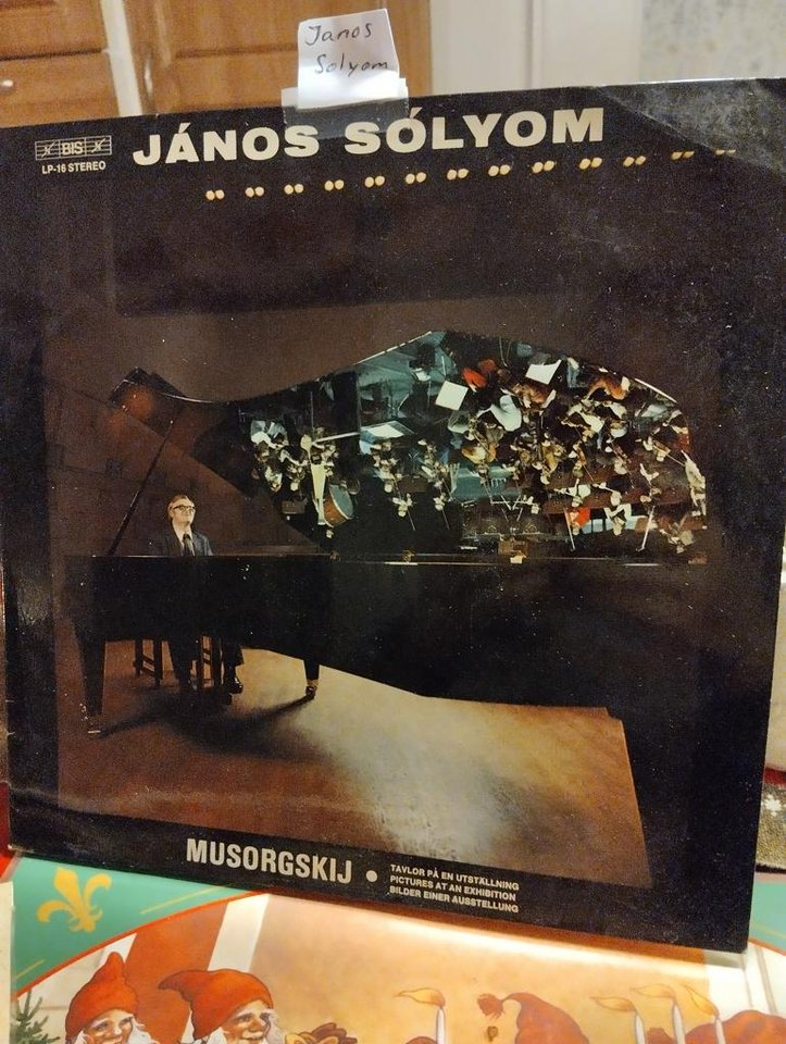 LP-skiva med Janos Solyom